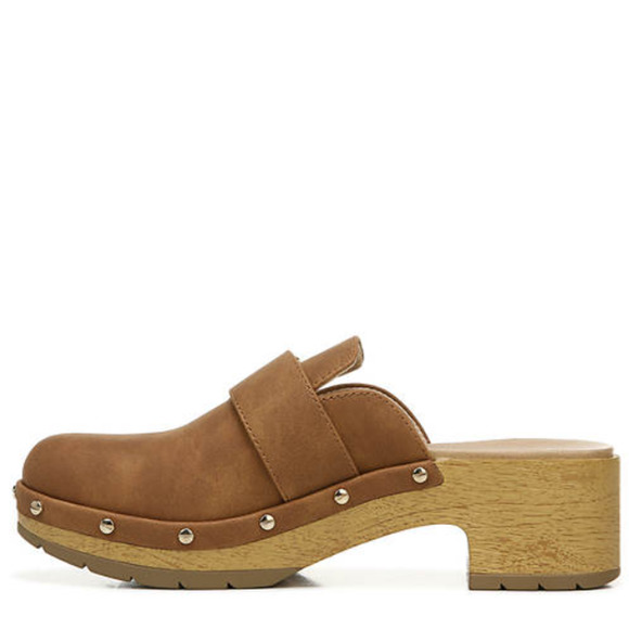 Dr. Scholl'S  Womens Classic Faux Leather Slip on Clogs - Picture 4 of 9